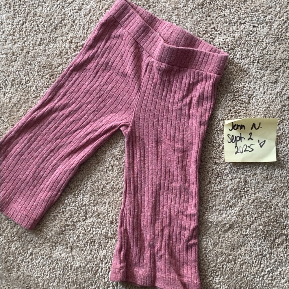 Kate Quinn Mauve Ribbed Kids Bottoms